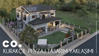 Kurakçıl Peyzaj Tasarım Yaklaşımı İle Modern Dış Mekan Mutfak Alanı Bu
