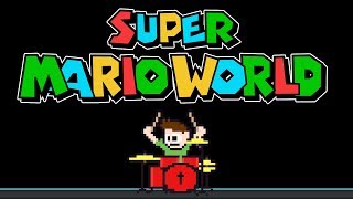 Super Mario World - Athletic Theme (Drum Cover) -- The8BitDrummer