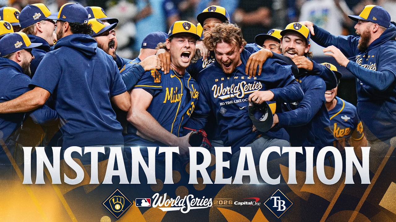 INSTANT REACTION: Brewers win the 2026 World Series! | MLB Network