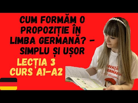 HOW DO WE FORM A SENTENCE IN GERMAN? - SIMPLE AND EASY #3 INTENSIVE GERMAN LANGUAGE COURSE A1-A2