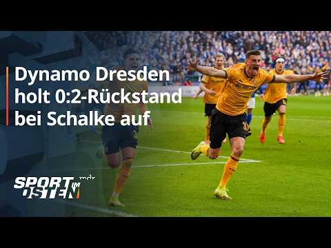Dynamo Dresden trotzt Dzeko-Doppelpack und erkämpft Punkt auf Schalke | Sport im Osten | MDR