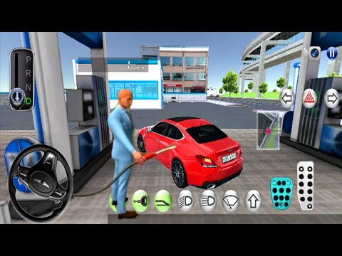 3D Driving Class Simulator - Gas station Car Games  - Android gameplay