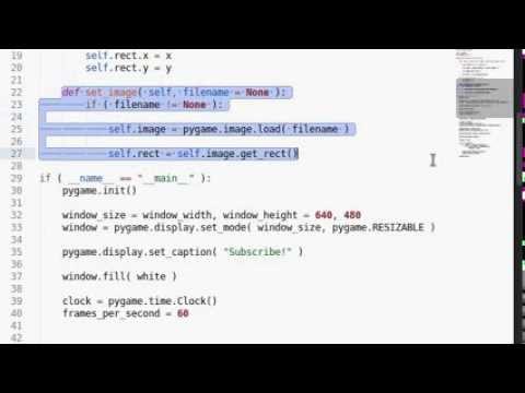 Python pygame 06 Loading Images