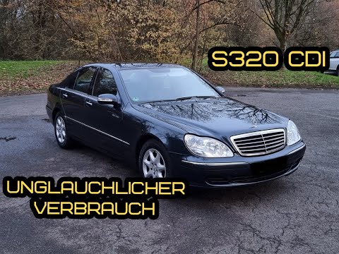 POV | Was verbraucht eine S-Klasse auf der Autobahn? | Mercedes S320 CDI W220 204 PS  | BATU 53