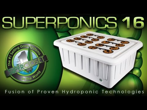 SuperPonics 16 - Best Hydroponic Indoor Grow System