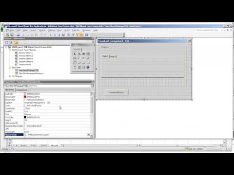 VBA Programming for Excel 2010  V4.14 - UserForm GUI - Using a Custom Mouse Icon