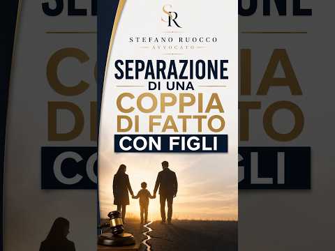 Separazione coppia di fatto con figli