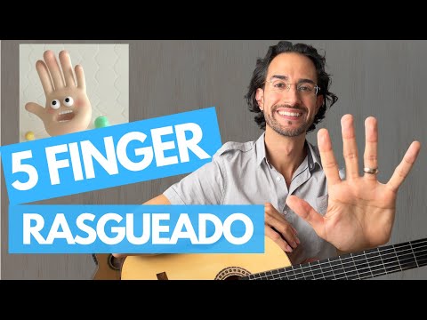 How to Play the 5-Finger Flamenco Guitar Rasgueado: c-a-m-i-p