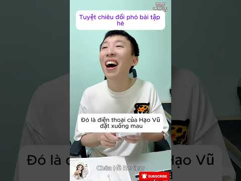 Tuyệt chiêu đối phó bài tập hè  #shortvideo #haihuoc#trending #giaitri