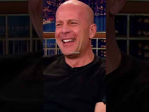 Tough Guy On-Screen… But What About Off-Screen? Bruce Willis Answers #brucewillis #diehard #movies