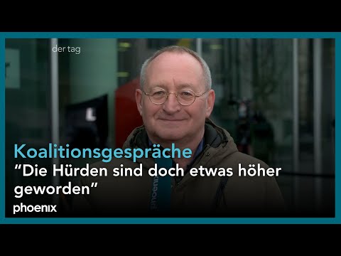 Erhard Scherfer (phoenix-Reporter) zum aktuellen Stand der Koalitionsverhandlungen | 31.03.25