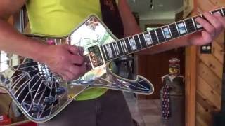 Video thumbnail for 2016 Ibanez PS1CM Paul Stanley Signature 1979 Cracked Mirror Eddie Vegas by eddievegas1