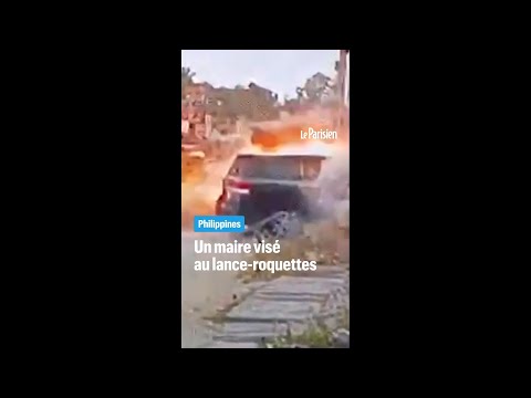 La voiture d’un maire philippin attaquée au lance-roquettes