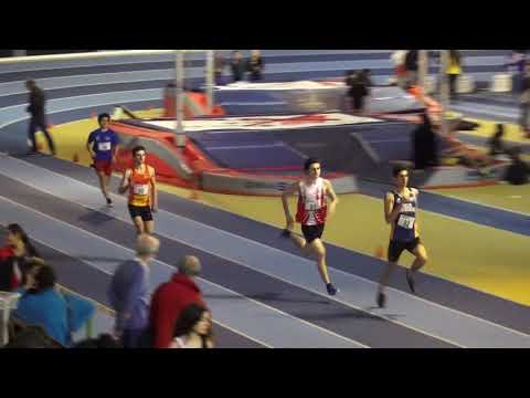 400M JUM/ FINALE 9 Championnats régionaux en salle Cadets Juniors EAUBONNE 03/02/2018