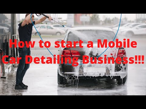 How to start a Mobile car detailing business for beginners