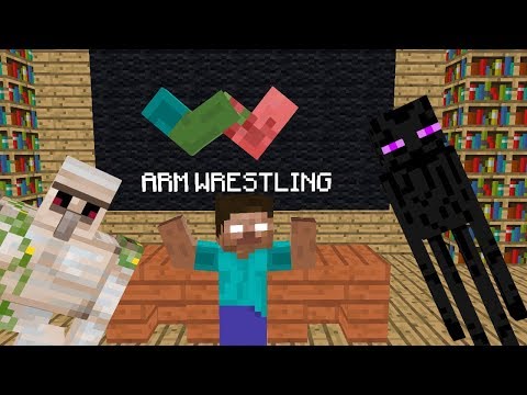 ARM WRESTLING[monster school]