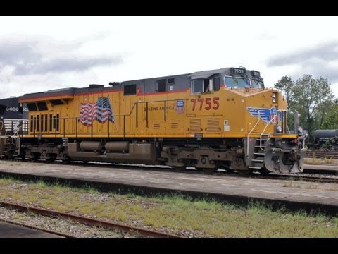 (HD) Railfanning Meridian, MS Featuring UP & KCS 9-18-2012
