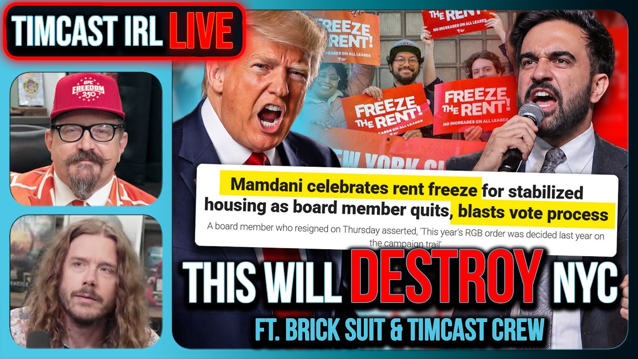 Mamdani CELEBRATES NYC Rent Freeze, This Will DESTROY The City | Timcast IRL