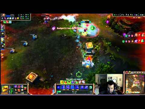 Angry Streamers against SirchEz Singed build.