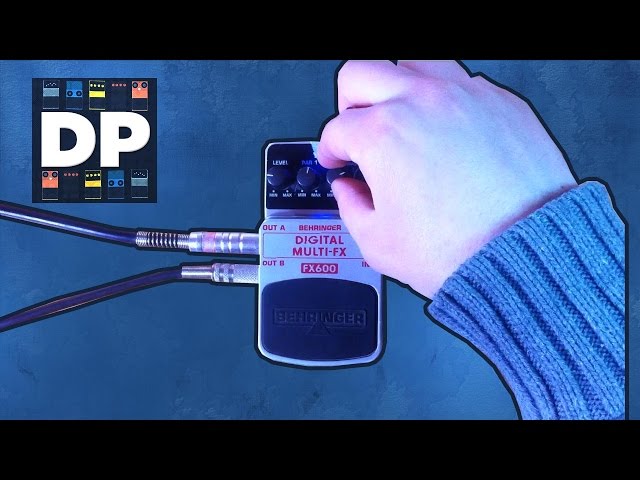 Vídeo relacionado con Behringer FX600 Digital MultiFX Digital Stereo Multi-Pedal