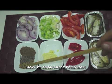 Canned Sardines Jamaican Style Recipe Video - Fast Cheap n Easy