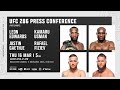 UFC 286: Pre-Fight Press Conference
