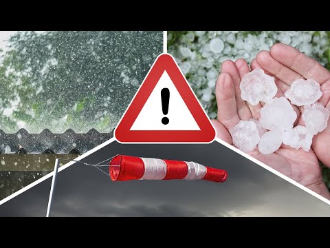 Wetter heute: Unwettertag mit Starkregen, Hagel und Sturmböen!(25.08.2023)