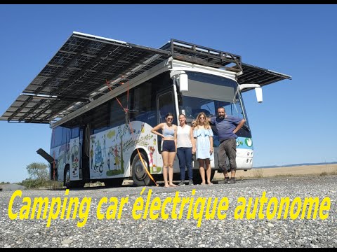 Presentation: Around the world in a solar electric motorhome (TESLA engine)