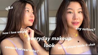 5 minute make up look / my secret on losing weight
