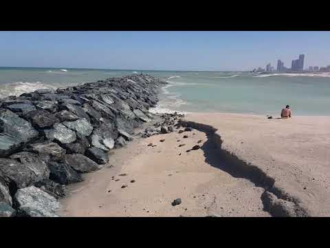 Sharjeel muzaffar on shj beach