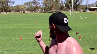 Jacob McDonald Football Training Day 10! (All Raw Footage)