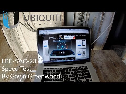 Ubiquiti Litebeam AC | LBE-5AC-23 PTP Speed Test | Ubiquiti AC