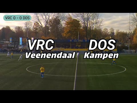 Samenvatting en interviews VRC Veenendaal - DOS Kampen (8 nov. 2025) competitie 1e klasse F.