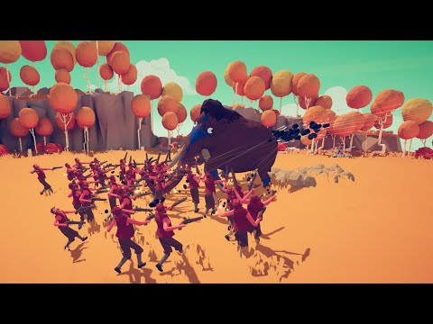 All Weakest Units VS Boss Mammots - Totally Accurate Battle Simulator