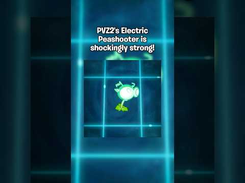 PVZ2's Electric Peashooter Shocks The Horde!