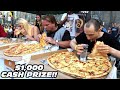 $1000 Pizza Eating Contest vs Kate Ovens and Other Top Eaters!!