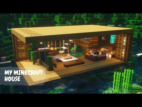 EPIC Minecraft build: house on water in seconds!