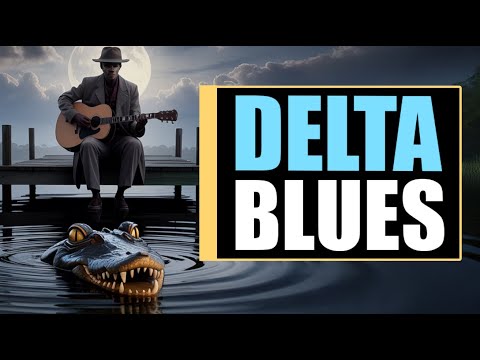 Delta Blues After Dark – 1 Hour of Haunting Slide Guitar Music