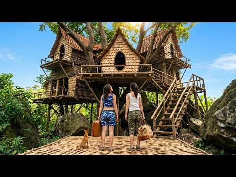 We Spent 100 Days Building the Most Insane Treehouse in the Jungle — Nobody Believed We Could Do It