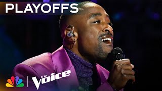 Cameron Wright Gets Personal with Their Cover of &quot;Exhale (Shoop Shoop)&quot; | The Voice Playoffs | NBC
