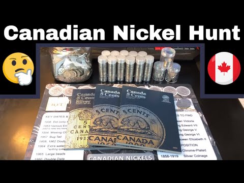 Canadian Nickel Coin Hunt and Collection Fill - Any Rare Coins?