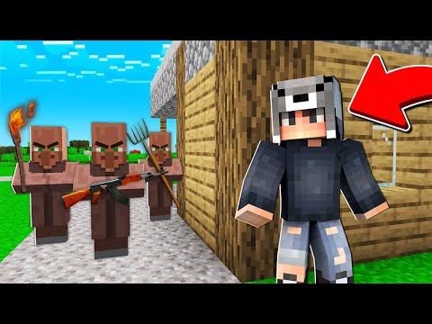 KÖYLÜLER BENİ ÖLDÜRÜYOR 😱 - Minecraft