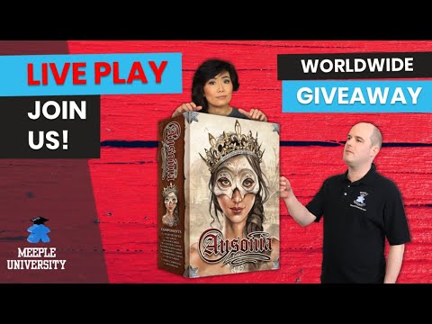 Ausonia Board Game -  LIVE Playthrough & Worldwide Giveaway