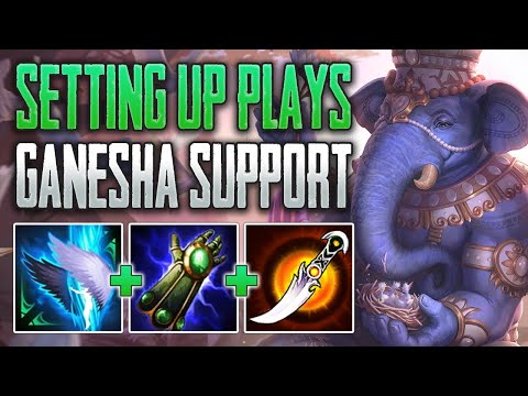 WHEN THE ULTS ARE ON POINT! Ganesha Support Gameplay (SMITE Conquest A-Z)