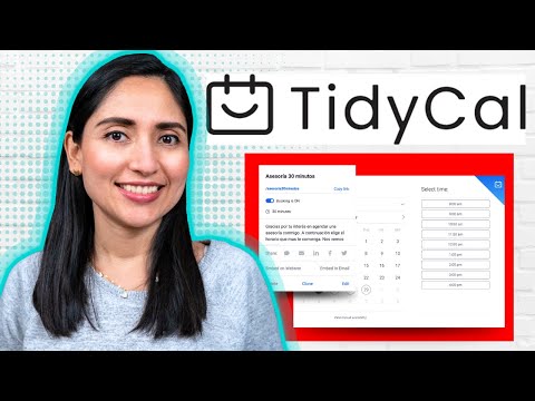 Tutorial Tidycal para AGENDAR CITAS | Como programar reuniones con Tidycal