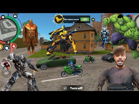 Rope Hero Open Dangerous Villain's Mystry Containers In Gta V | Rope Hero Vice Town ।।@pro3Dgaming