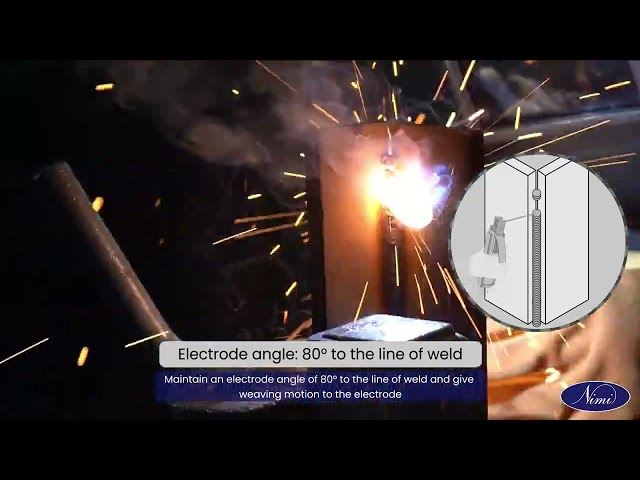 Open Corner Joint On MS Plate 10mm thick in vertical Position(3F) (SMAW)
