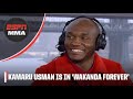 Kamaru Usman is in 'Black Panther: Wakanda Forever' & he discusses the role with Brett Okamoto ??