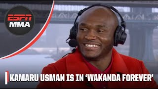 Kamaru Usman is in 'Black Panther: Wakanda Forever' & he discusses the role with Brett Okamoto video