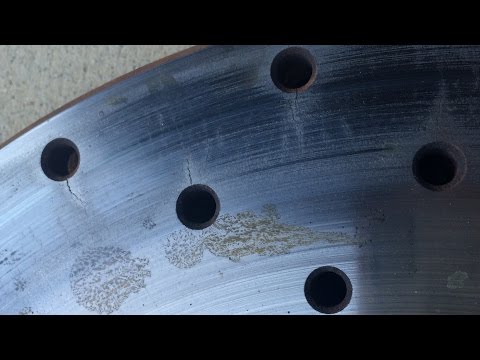 Cross Drilled Rotors at the Race Track